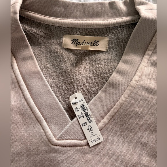 Madewell Sleeveless V-Neck Tan Top - Picture 11 of 12